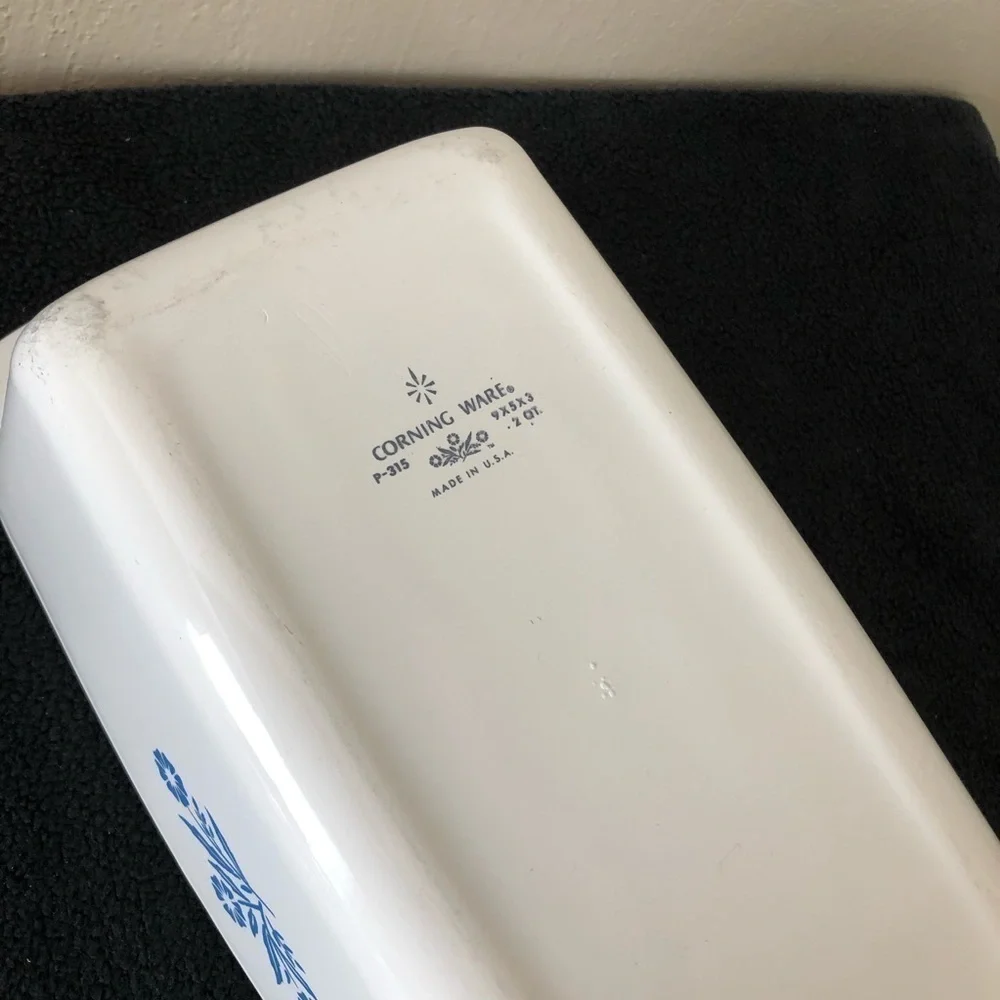 Vintage Corning Ware Cornflower 2 Qt Pan